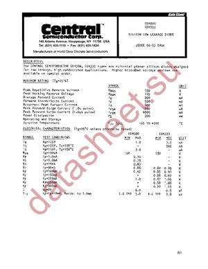 CDH300 (10000 PCS/REEL) datasheet  